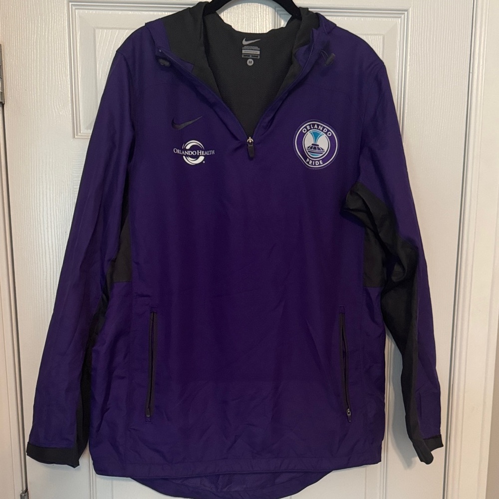 Nike Women’s Orlando Pride Purple and Black Athletic Jacket